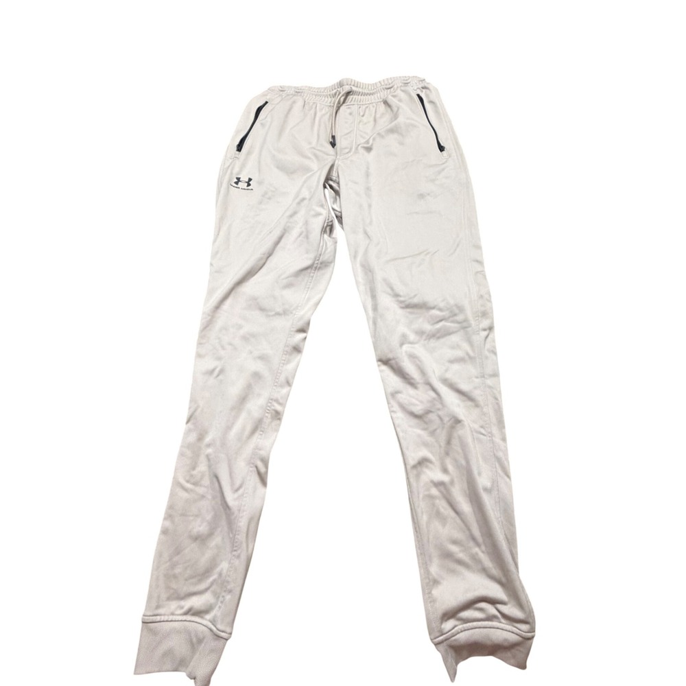 Under Armour Mens Loose Fit Joggers Tan Beige Athletic‎ Training Pants Size M